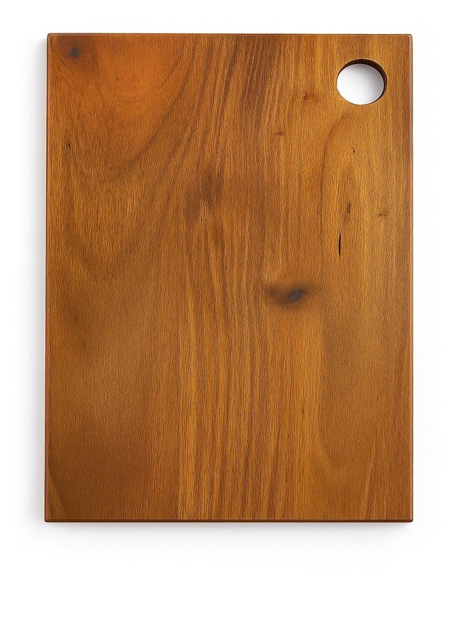 Woodkit Chopping Board Wooden for Kitchen | Vegetable Cutting Board | Chopper Board | Vegetables | Fruits | Sheesham Wood | 8"x12"x0.5" - Image 1